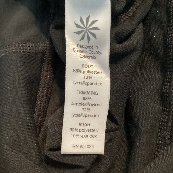 Athleta Black Orchid Relay 2.0 Capri Size S Floral - Picture 7 of 7